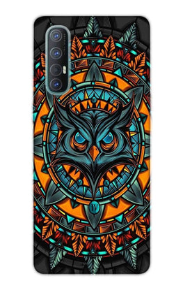 Owl Mobile Back Case for Oppo Reno3 Pro  (Design - 360)