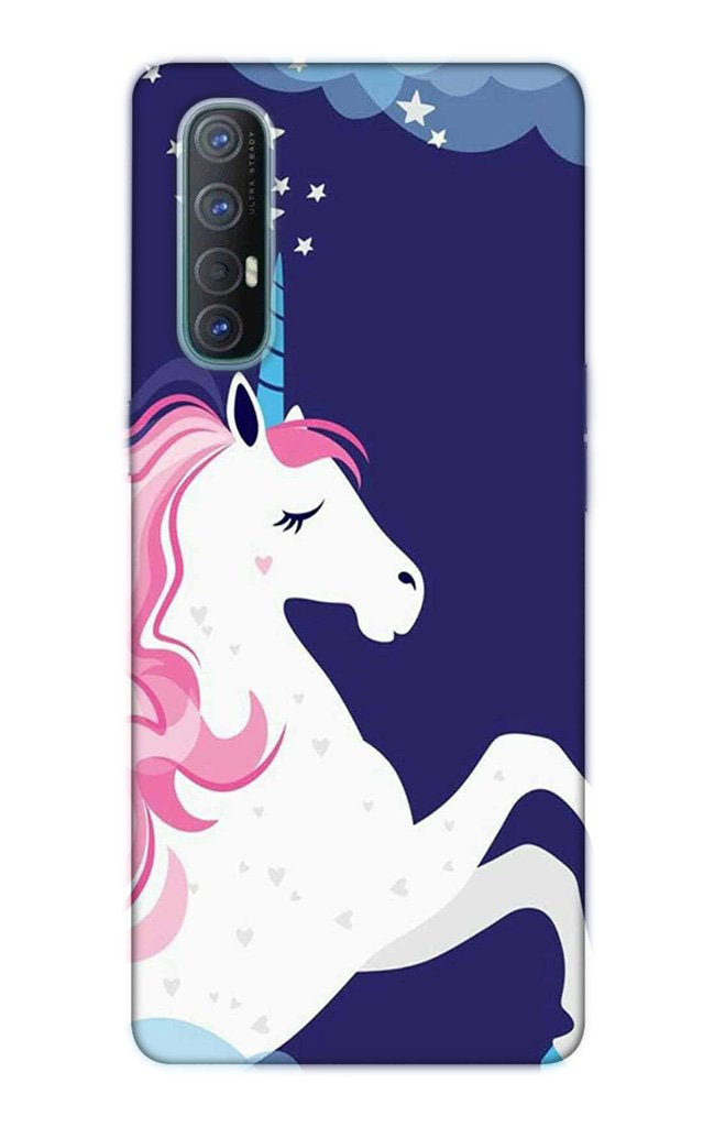 Unicorn Mobile Back Case for Oppo Reno3 Pro(Design - 365)