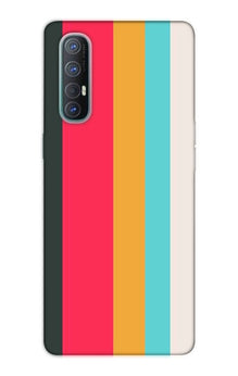 Color Pattern Mobile Back Case for Oppo Reno3 Pro  (Design - 369)