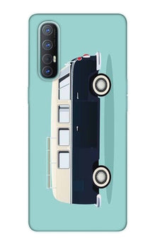 Travel Bus Mobile Back Case for Oppo Reno3 Pro  (Design - 379)