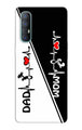 Love Mom Dad Mobile Back Case for Oppo Reno3 Pro  (Design - 385)