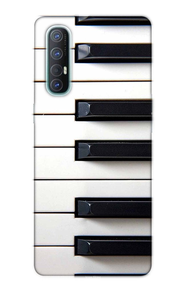 Piano Mobile Back Case for Oppo Reno3 Pro  (Design - 387)