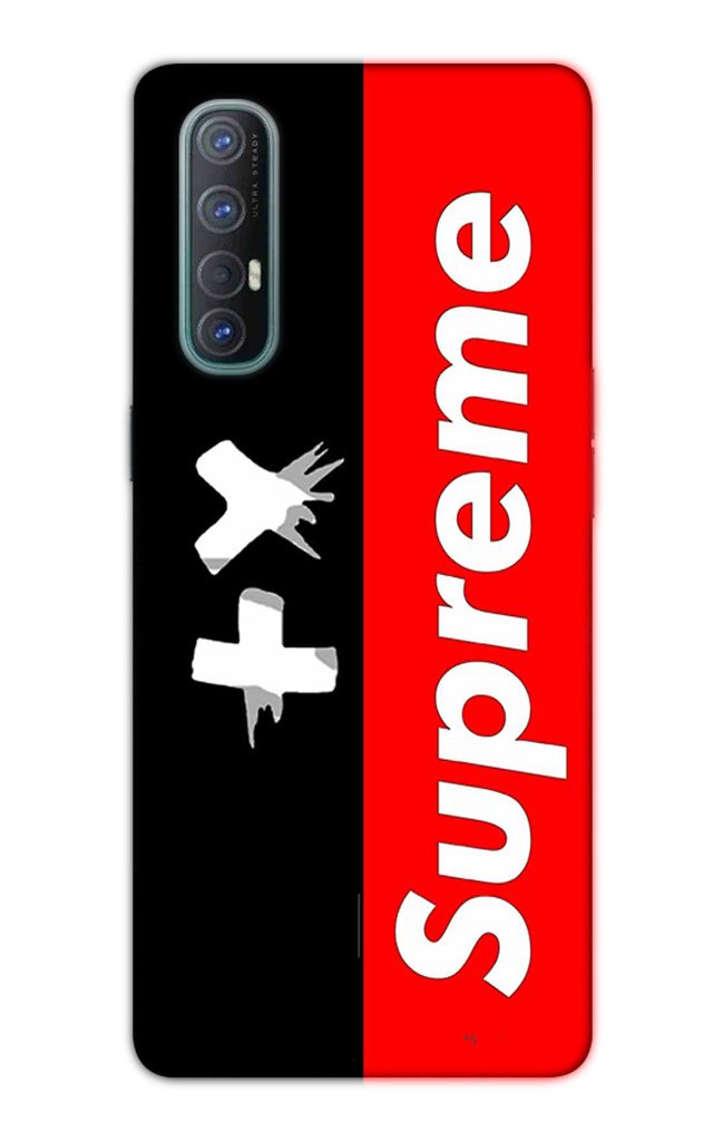 Supreme Mobile Back Case for Oppo Reno3 Pro  (Design - 389)