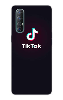Tiktok Mobile Back Case for Oppo Reno3 Pro  (Design - 396)