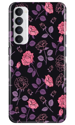 Rose Pattern Case for Oppo Reno4 Pro