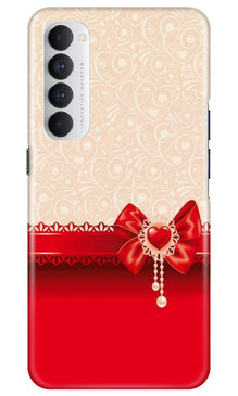 Gift Wrap3 Mobile Back Case for Oppo Reno4 Pro (Design - 36)