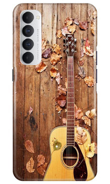 Guitar Mobile Back Case for Oppo Reno4 Pro (Design - 43)