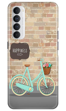 Happiness Mobile Back Case for Oppo Reno4 Pro (Design - 53)