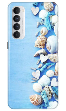 Sea Shells2 Mobile Back Case for Oppo Reno4 Pro (Design - 64)