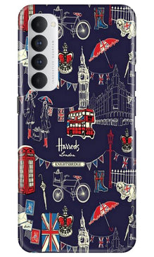 Love London Mobile Back Case for Oppo Reno4 Pro (Design - 75)