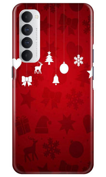 Christmas Mobile Back Case for Oppo Reno4 Pro (Design - 78)