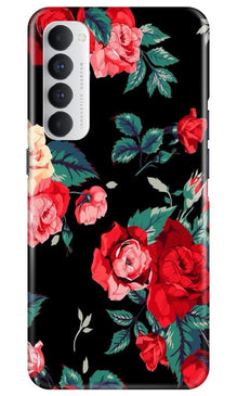 Red Rose2 Mobile Back Case for Oppo Reno4 Pro (Design - 81)