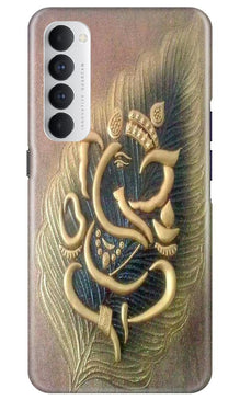 Lord Ganesha Mobile Back Case for Oppo Reno4 Pro (Design - 100)
