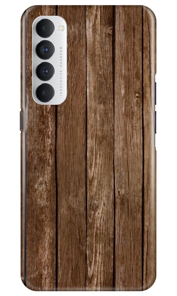 Wooden Look Case for Oppo Reno4 Pro(Design - 112)