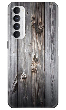 Wooden Look Mobile Back Case for Oppo Reno4 Pro  (Design - 114)
