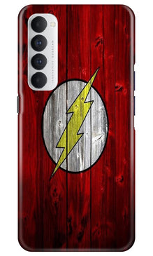 Flash Superhero Mobile Back Case for Oppo Reno4 Pro  (Design - 116)