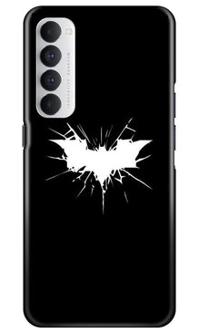 Batman Superhero Mobile Back Case for Oppo Reno4 Pro  (Design - 119)