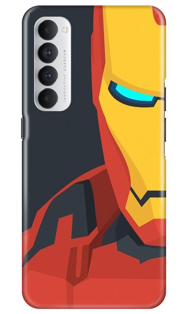 Iron Man Superhero Case for Oppo Reno4 Pro  (Design - 120)