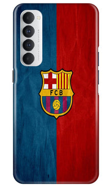 FCB Football Mobile Back Case for Oppo Reno4 Pro  (Design - 123)