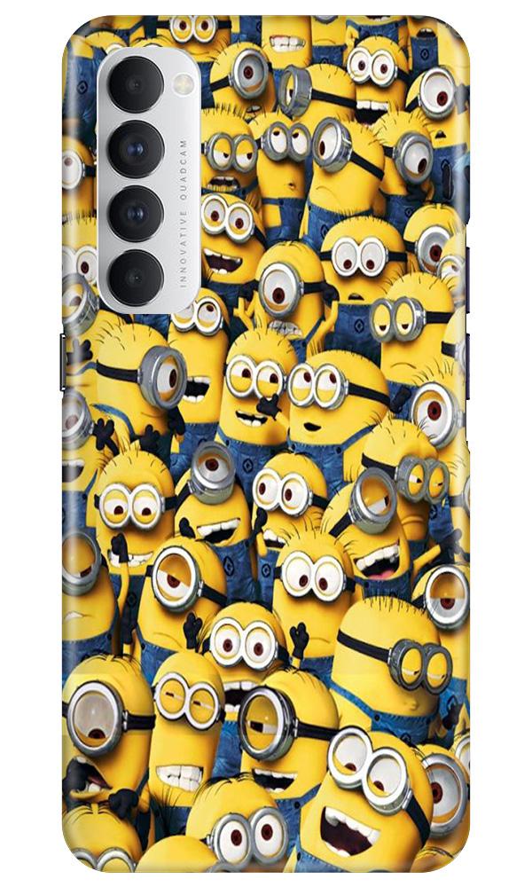 Minions Case for Oppo Reno4 Pro  (Design - 126)