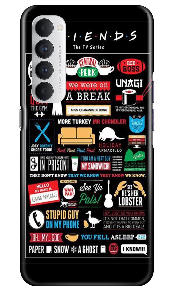 Friends Case for Oppo Reno4 Pro  (Design - 145)