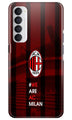 AC Milan Case for Oppo Reno4 Pro  (Design - 155)