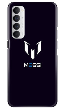 Messi Mobile Back Case for Oppo Reno4 Pro  (Design - 158)