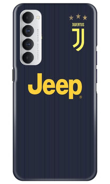 Jeep Juventus Mobile Back Case for Oppo Reno4 Pro  (Design - 161)