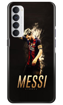 Messi Mobile Back Case for Oppo Reno4 Pro  (Design - 163)
