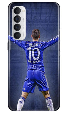 Hazard Mobile Back Case for Oppo Reno4 Pro  (Design - 164)