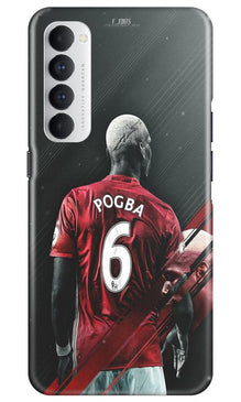 Pogba Mobile Back Case for Oppo Reno4 Pro  (Design - 167)