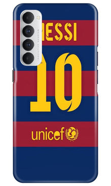 Messi Mobile Back Case for Oppo Reno4 Pro  (Design - 172)