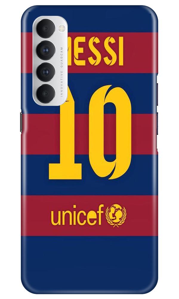 Messi Case for Oppo Reno4 Pro  (Design - 172)