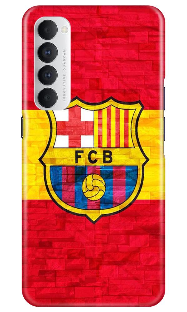 FCB Football Case for Oppo Reno4 Pro  (Design - 174)