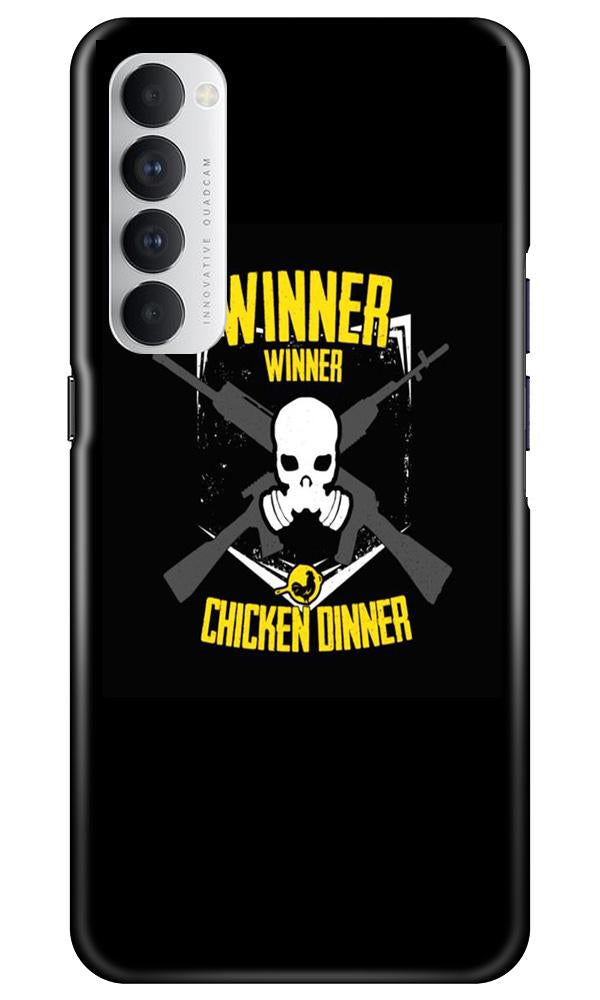 Winner Winner Chicken Dinner Case for Oppo Reno4 Pro  (Design - 178)