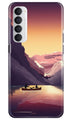 Mountains Boat Case for Oppo Reno4 Pro (Design - 181)