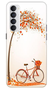 Bicycle Mobile Back Case for Oppo Reno4 Pro (Design - 192)