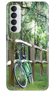 Bicycle Mobile Back Case for Oppo Reno4 Pro (Design - 208)