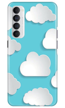 Clouds Mobile Back Case for Oppo Reno4 Pro (Design - 210)