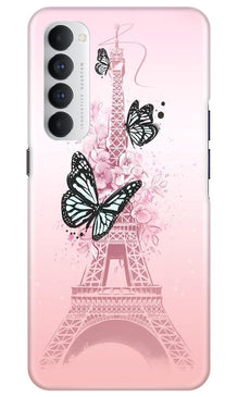 Eiffel Tower Mobile Back Case for Oppo Reno4 Pro (Design - 211)