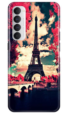 Eiffel Tower Mobile Back Case for Oppo Reno4 Pro (Design - 212)