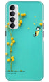 Flowers Girl Case for Oppo Reno4 Pro (Design No. 216)
