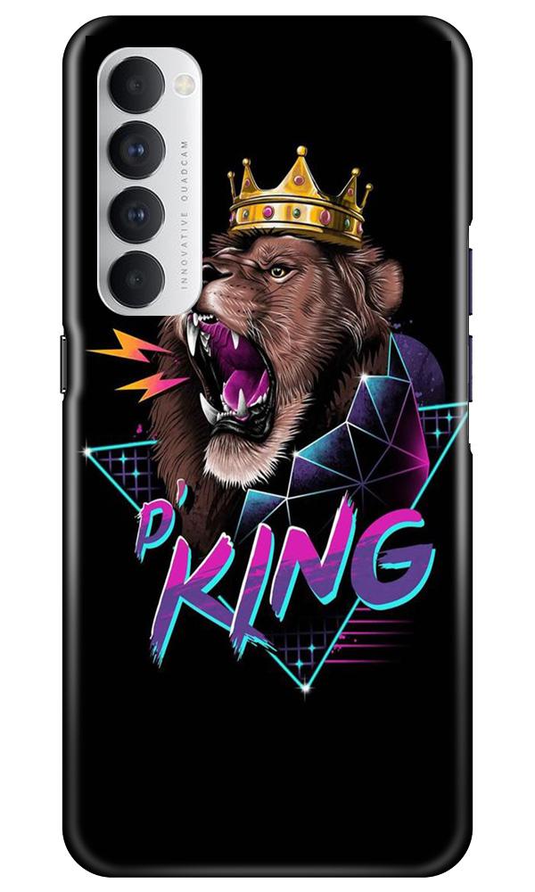 Lion King Case for Oppo Reno4 Pro (Design No. 219)