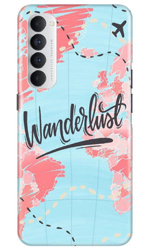 Wonderlust Travel Mobile Back Case for Oppo Reno4 Pro (Design - 223)