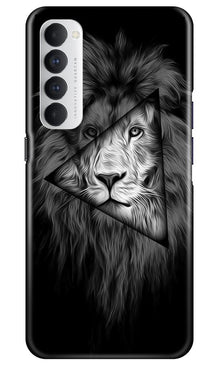 Lion Star Mobile Back Case for Oppo Reno4 Pro (Design - 226)