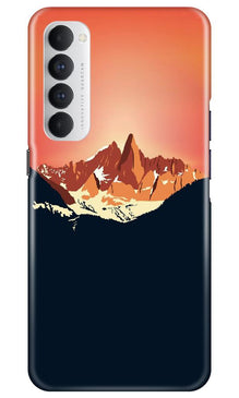 Mountains Mobile Back Case for Oppo Reno4 Pro (Design - 227)