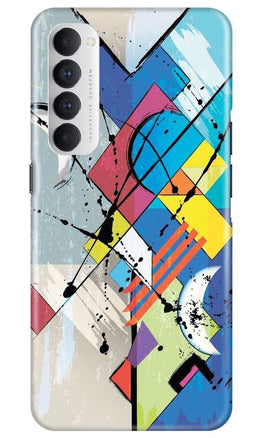 Modern Art Case for Oppo Reno4 Pro (Design No. 235)
