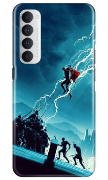 Thor Avengers Mobile Back Case for Oppo Reno4 Pro (Design - 243)