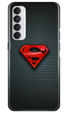 Superman Mobile Back Case for Oppo Reno4 Pro (Design - 247)