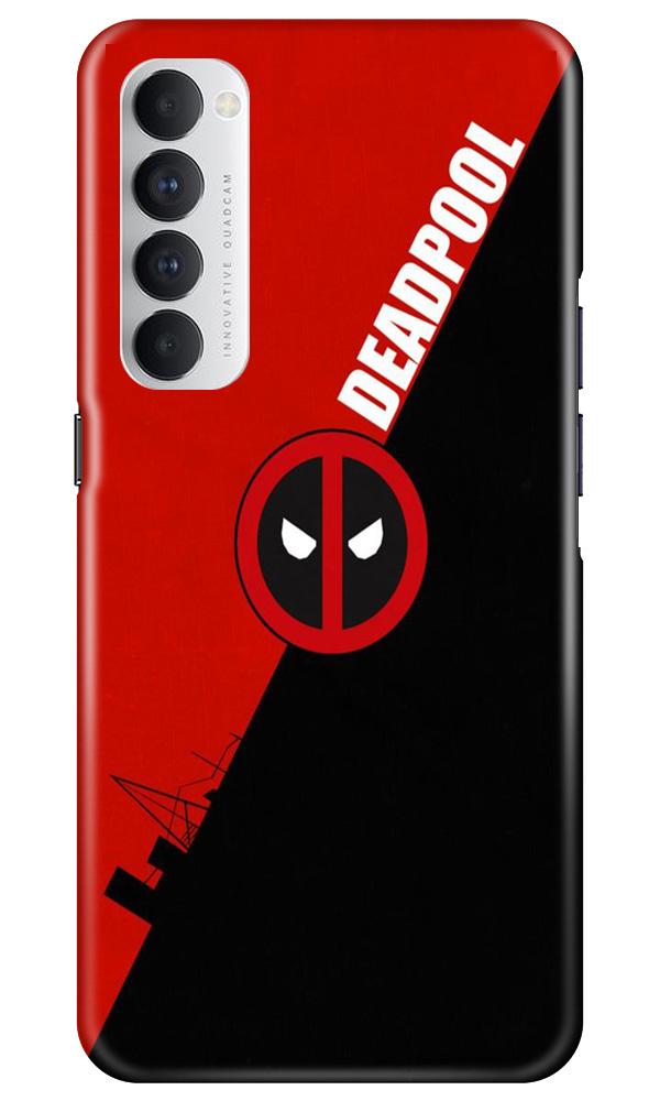 Deadpool Case for Oppo Reno4 Pro (Design No. 248)